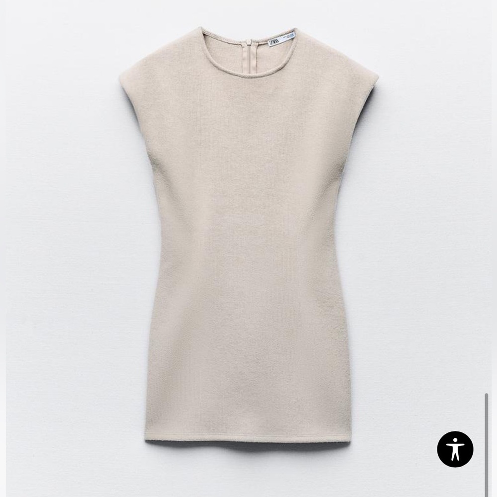 NWT Zara Fitted Ribbed Top
